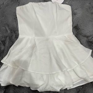 White Princess Polly romper/playsuit